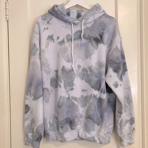 One of a kind Ice Dyed Hoodie, size M